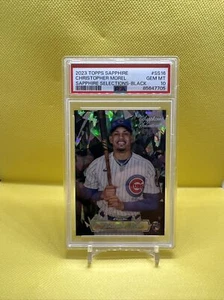 2023 Topps Chrome Sapphire Sapphire Selections Black Christopher Morel RC #6/10 - Picture 1 of 3