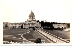 State Capitol Group Olympia Washington RPPC - Imagen 1 de 2