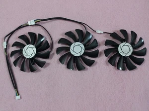 Set of 3 Fan Cooler Fan For MSI GTX 980 1060 1070 1080Ti HA9010H12SF-Z 85mm - Afbeelding 1 van 4