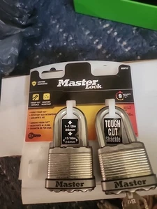 Master Lock 2-Pack 2.078-in Stainless Steel Shackle Keyed Padlocks Model #M5XTLF - Picture 1 of 1