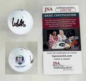 Pelota de golf Ryder Cup 2025 firmada por Ludvig Aberg certificado de autenticidad JSA 1 - Imagen 1 de 1