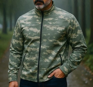 Chaqueta cortavientos USGI ECWCS Gen III nivel 4 ACU camuflaje digital mediana regular - Imagen 1 de 10