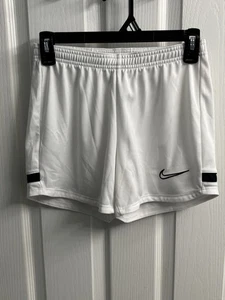 Nike Dri Fit Shorts Women’s Size XS White Soccer Running Track DJ3626 - Picture 1 of 6