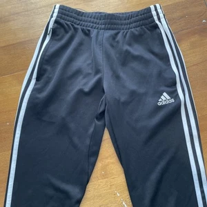 Pantalones Adidas Adulto XS Negro Blanco Pista Atlético Climacool Fútbol Cremallera al Tobillo - Imagen 1 de 5
