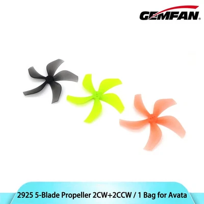 2 pares de hélices Gemfan 2925 2,9X2,5X5 de 5 palas 2CW+2CCW para Avata FPV 3 pulgadas Foto 1 de 4