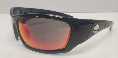 Gafas de sol Harley-Davidson HD Wiley WX Z87 HD TAT negras Chopper sombras calavera Foto 1 de 4