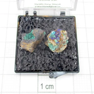 00682 TN Azurite Malachite Rosasite Brochantite Omega Mine Pima County Arizona U - Picture 1 of 1