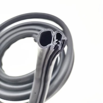 13FT Rubber Seal Strip Car Door Seal Body Edge Moulding Trim Weatherstrip EPDM Foto 1 de 4