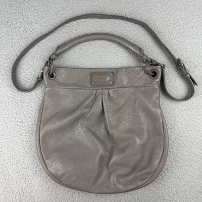 Marc By Marc Jacobs Bag Medium Purse Grey Q Hillier Hobo Crossbody Shoulder - Image 1 of 4