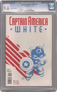 Captain America White 1E Young Variant CGC 9.6 2015 1344036002 - Picture 1 of 1