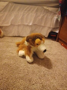 Ganz Webkinz Collie 8" Plush Dog Realistic HM149 Retired Stuffed Animal No Code - Picture 1 of 1