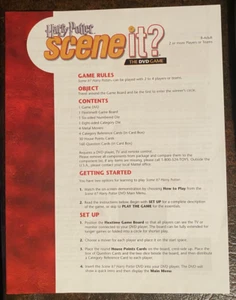 2005 Harry Potter Scene It Game - Instructions ONLY - Picture 1 of 1