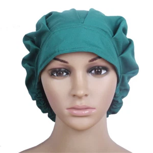Men's Women's Scrub Cap Bouffant Hat/Cap Worked Accessories Working Cap Unisex - Picture 1 of 74