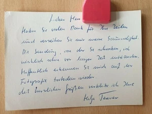 DDR Autogramm Helga Termer 1968 Oper Sopranistin Theater Potsdam später Dresden - Picture 1 of 2