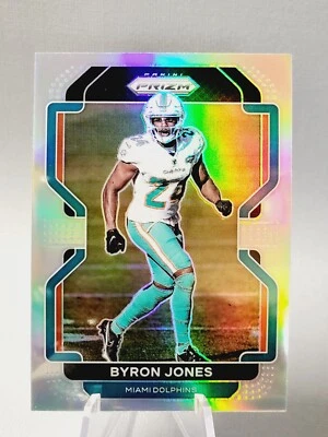 2021 Panini Prizm Byron Jones Miami Dolphins SILVER PRIZM #110 - Image 1 of 2