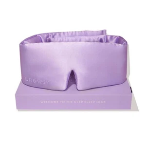 DROWSY Silk Sleep Mask Face-Hugging Padded Silk Cocoon for Luxury Sleep - Picture 1 of 4