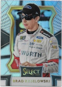 Brad Keselowski 2017 Panini Select Silver Prizm #10