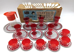 Vintage Sears Aluminum Toy Coffee Service Set - Picture 1 of 12