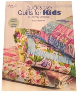 Vtg Quick & Easy Quilts For Kids 12 Friendly Designs Annie's Quilting PB - Picture 1 of 6
