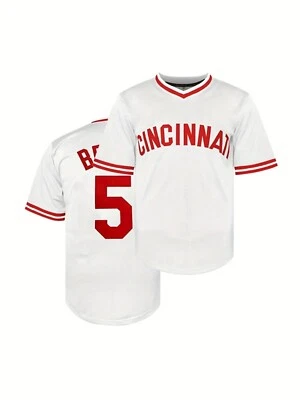 Johnny Bench White Cincinnati Reds Mesh Jersey Brand New Size XXL - Image 1 of 4