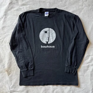 Vintage 2005 Bauhaus Peter Murphy Goth Band Wiltern Longsleeve T-Shirt Medium - Bild 1 von 5