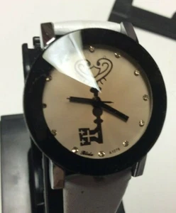 Very nice unisex watch, diamond shaped crystal, antique key on dial, new-M1849 - Picture 1 of 12