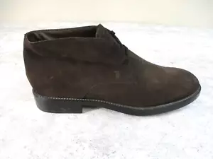 Tods Desert Boot 10 Brown Suede Chukka Boot FO259 Chelsea Classic - Picture 1 of 14