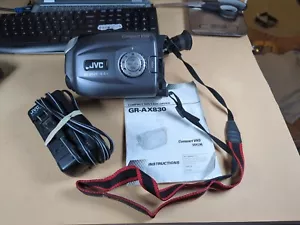 JVC VHS Camcorder GR-AX830 - NO BATTERY - Unable To Test - W/ Manual & Charger - Picture 1 of 16