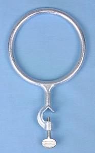 5" Cast Iron Ring w Clamp - Support Stand Ring - Picture 1 of 1