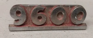 1950s ? GMC 9600 TRUCK Chrome Badge - Picture 1 of 2