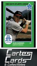 Glen Gardner 1989 Grand Slam South Atlantic League All-Stars #42 Sumter Braves
