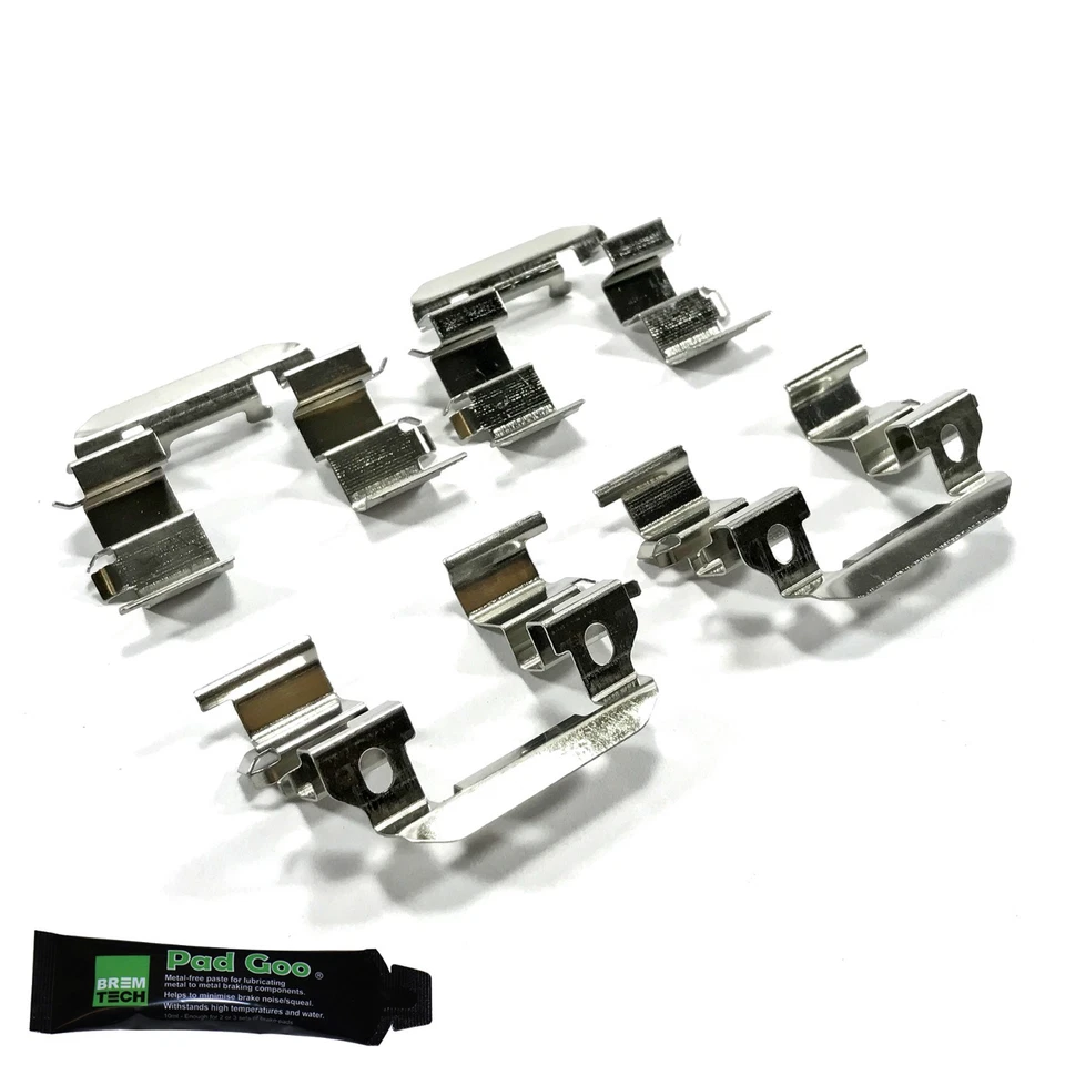 KIT DE MONTAJE DE PASTILLAS DE FRENO DELANTERAS CUÑAS ANTI SONAJERO SE ADAPTA A: HYUNDAI I10 08-14 BPF1782A Foto 1 de 1