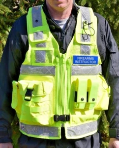 XLarge Arktis X661 Professional Firearms Instructor Vest, Hi Viz, FBI, US Army - Picture 1 of 4