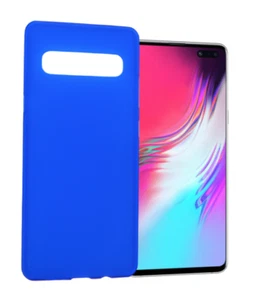 Funda para Samsung Galaxy S10 (5G) Carcasa Gel TPU Silicona PTG + Protector Azul - Imagen 1 de 11