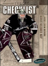 2005-06 Parkhurst Anaheim Ducks Hockey Card #671 Jean-Sebastien Giguere TC