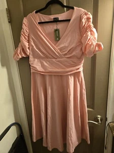 Neu Gr. 20 W Mary Crafts Rosa Pin-Up Kleid - Bild 1 von 3
