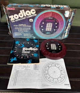 Coleco Zodiac Astrology Computer WORKS Booklet Sheets Box Omarr 1979 Vintage - Bild 1 von 17