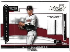 Kirk Saarloos 2003 PLAYOFF PIECE OF THE GAME MLB WORN JERSEY CARD #POG-57 Astros - Picture 1 of 2