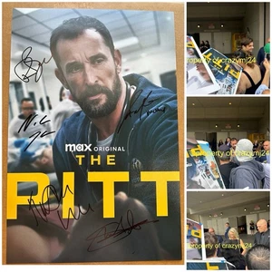 5 signierte The Pitt Noah Wyle Fiona Dourif 12x18 Poster Autogramm genauer PP - Bild 1 von 7