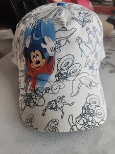 Neu mit Etikett Disney Parks Ink and Paint Collection Baseballmütze Jugendmütze Socerer Mickey - Bild 1 von 3