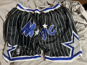 1992-1993 Orlando Magic NBA Made In USA Pin Stripe Shorts Size L - Bild 1 von 9