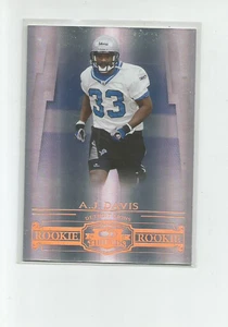 Donruss Threads 2007 holofoil de bronce #181 A.J. DAVIS 033/250 - Imagen 1 de 2