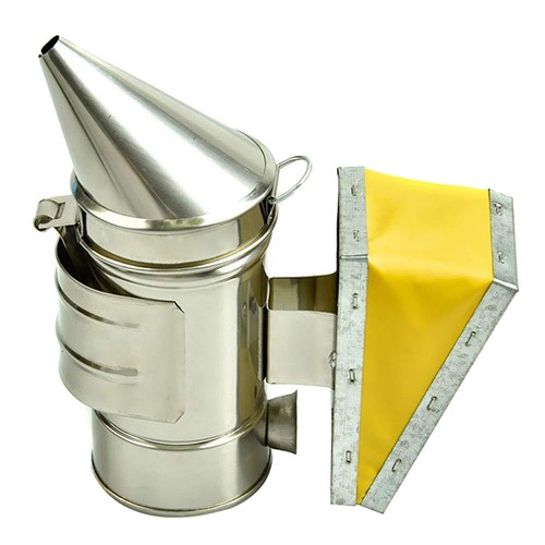 Silver Metal Bee Hive Smoker Beekeeping Tool with Heat Protection | eBay UK