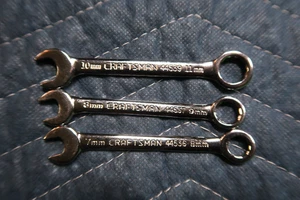 3 llaves de encendido combinadas Craftsman 44536 44537 44539 7 mm a 11 mm - Imagen 1 de 8