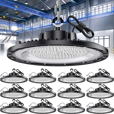 Luz LED de bahía alta OVNI 150W 22500LM súper brillante 5000K para taller de almacén... Foto 1 de 4