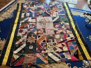1910 Modern Brotherhood of America MBA FLP Folk Art Patchwork Album QUILT Symbol - Picture 1 of 19