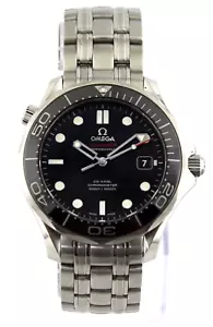 OMEGA SEAMASTER 212.30.41.20.01.003 CO-AXIAL CHRONOMETER BLACK CERAMIC WATCH B&P - Picture 1 of 10