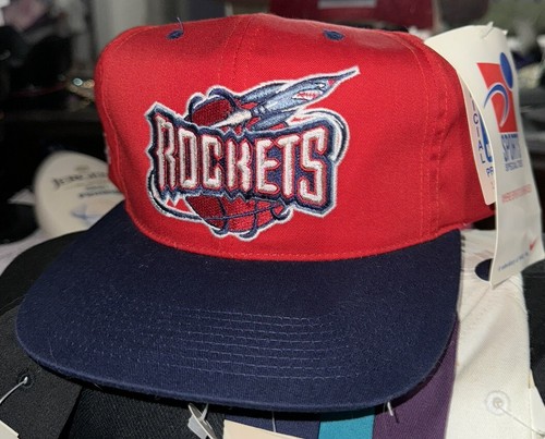 Vintage Houston Rockets Logo Snapback Cap Hat 90s Sports Specialties ...
