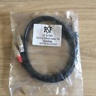 3.5mm Jack to 2x RCA Phono Audio Cable Aux to Twin RCA Shielded OFC 1m BNWT