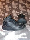 Nike Preschool Air Force 1 Mid (PS) Shoes Triple Black 314196-004 Size 9c